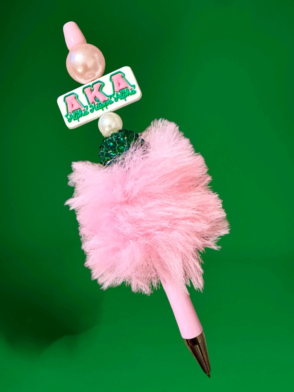 AKA Pink Fluffy Pom-Pom Pen new in package Pinkies and Pearls